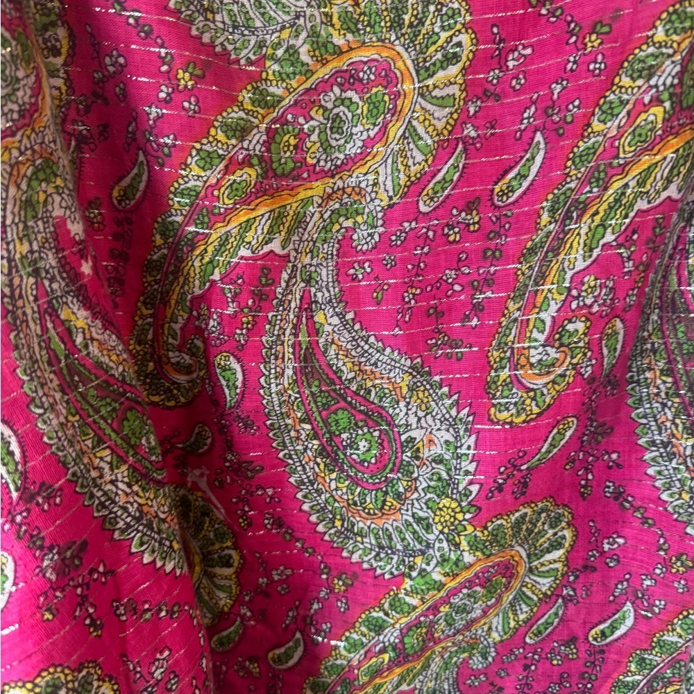 Uttam London Pink Paisley Skirt - Picture 7 of 9
